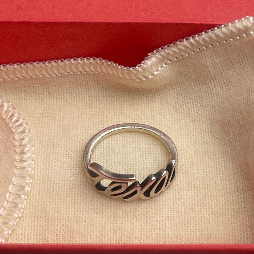 James Avery Silver 'Texas' Ring - image 3